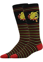 Ferris State Bulldogs Stripe Mens Dress Socks