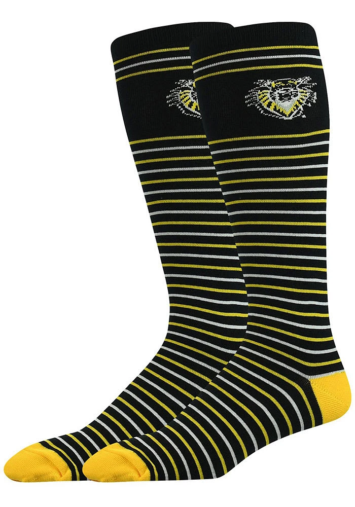 Fort Hays State Tigers Stripe Mens Dress Socks