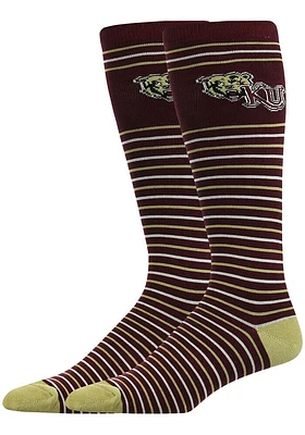 Kutztown University Stripe Mens Dress Socks