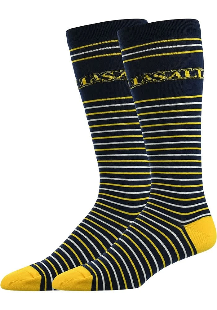 La Salle Explorers Stripe Mens Dress Socks