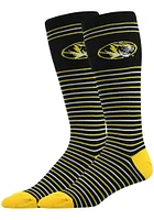 Missouri Tigers Stripe Mens Dress Socks