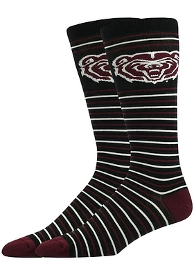Missouri State Bears Stripe Mens Dress Socks