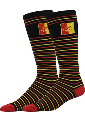 Pitt State Gorillas Stripe Mens Dress Socks