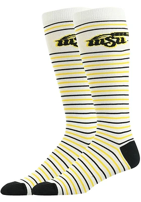 Wichita State Shockers Stripe Mens Dress Socks