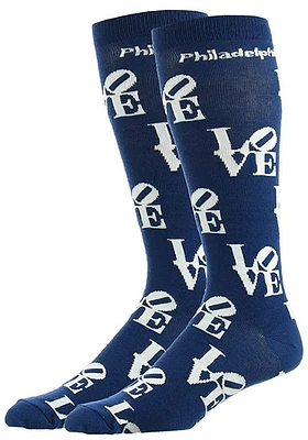 Philadelphia Love Mens Dress Socks