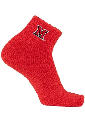 Miami RedHawks Cozy Womens Quarter Socks