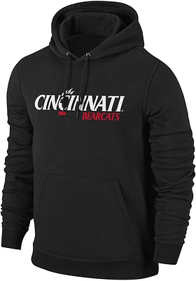 Cincinnati Bearcats Mens Team Wordmark Long Sleeve Hoodie