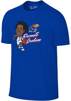 Devonte Graham  Kansas Jayhawks Blue The Victory Bobblehead Short Sleeve T Shirt