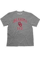 Oklahoma Sooners Grey Dad Short Sleeve Fashion T Shirt