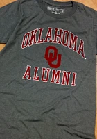 Oklahoma Sooners Grey Alumni Short Sleeve Fashion T Shirt
