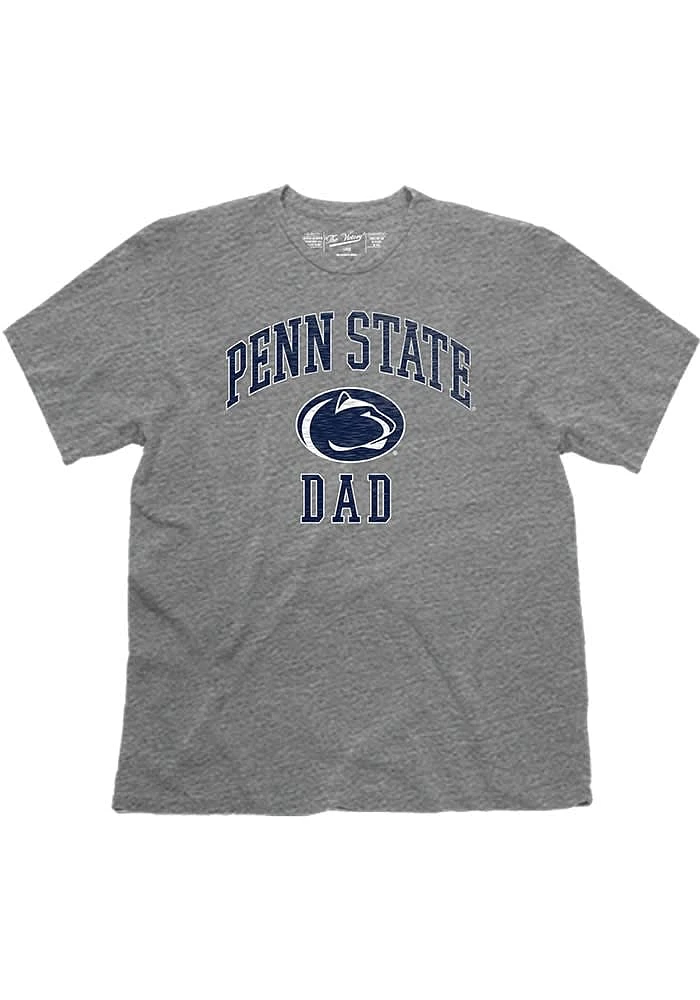 Penn State Nittany Lions Grey Dad Short Sleeve Fashion T Shirt