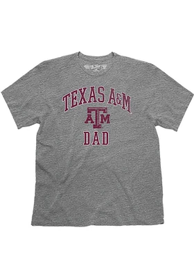 Texas A&M Aggies Grey Dad Short Sleeve Fashion T Shirt