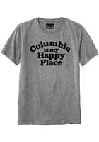 Rally Missouri Grey Happy Place Short Sleeve Fashion T Shirt