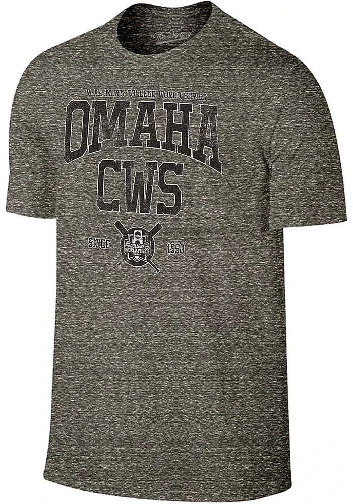 Omaha Charcoal College World Series Generic Short Sleeve Fashion T Shirt