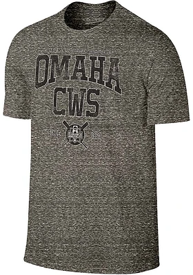 Omaha Charcoal College World Series Generic Short Sleeve Fashion T Shirt