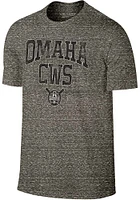 Omaha Charcoal College World Series Generic Short Sleeve Fashion T Shirt