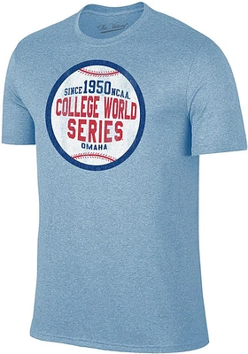 Omaha Blue College World Series Throwback Short Sleeve Fashion T Shirt