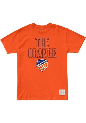 FC Cincinnati Orange The And Blue Short Sleeve Fashion T Shirt