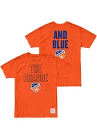 FC Cincinnati Orange The And Blue Short Sleeve Fashion T Shirt