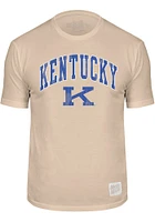 Kentucky Wildcats Oatmeal Arch Mascot Short Sleeve Fashion T Shirt