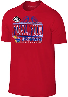 Kansas Jayhawks 2022 Final Four Alumni Short Sleeve T Shirt