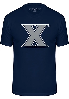 Xavier Musketeers Navy Blue Cotton Short Sleeve Fashion T Shirt