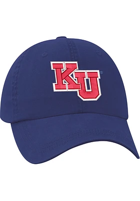 Kansas Jayhawks Carmel Washed Adjustable Hat - Blue