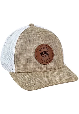 Missouri Tigers Pregame Trucker Adjustable Hat - Tan
