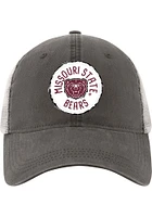 Missouri State Bears Grey Captiva Meshback Youth Adjustable Hat