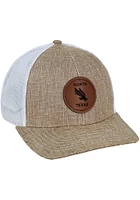 North Texas Mean Green Pregame Trucker Adjustable Hat - Tan
