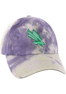 North Texas Mean Green Ashbury Tie Dye Adjustable Hat - Green