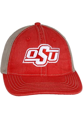 Oklahoma State Cowboys Wharf Meshback Adjustable Hat - Orange