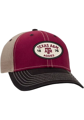 Texas A&M Aggies Troy 2T Meshback Adjustable Hat - Maroon