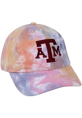 Texas A&M Aggies Ashbury Tie Dye Adjustable Hat - Pink