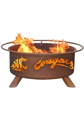 Washington State Cougars 30x16 Fire Pit