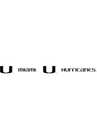 Miami Hurricanes 30x16 Fire Pit