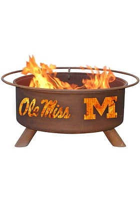 Ole Miss Rebels 30x16 Fire Pit
