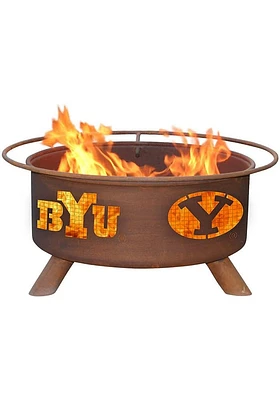 BYU Cougars 30x16 Fire Pit
