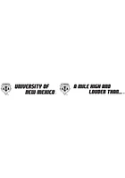 New Mexico Lobos 30x16 Fire Pit