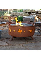 Texas Lone Star Fire Pit