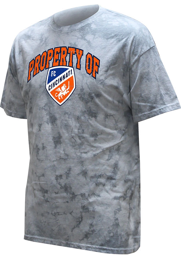 FC Cincinnati White Out Color Wash Property Of Short Sleeve Fashion T Shirt