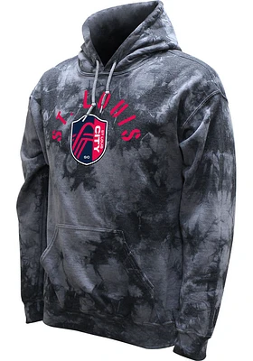 St Louis City SC Mens Grey Dark Crystal Fashion Hood