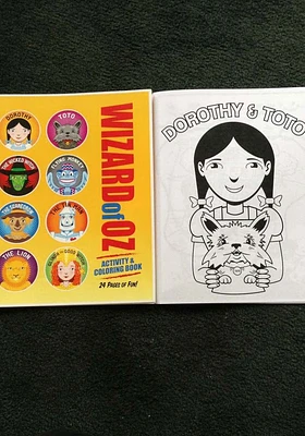 Wizard of Oz Activity and Coloring Activity Book