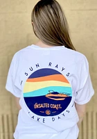 Michigan Teal Sun Rays Short Sleeve T Shirt