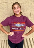 Michigan Maroon Escape To The Lake Short Sleeve Fashion T Shirt