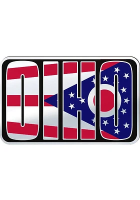 Ohio Flag Knockout Stickers