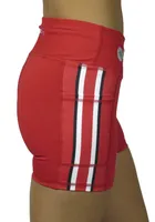 Ohio State Buckeyes Womens Red Bike Shorts