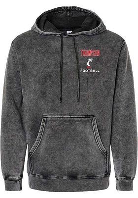 Jonathan Thompson  Rally Cincinnati Bearcats Mens NIL Embroidered Fashion Hood