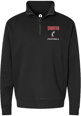 Grant Edgington  Rally Cincinnati Bearcats Mens NIL Embroidered Long Sleeve Qtr Zip Pullover