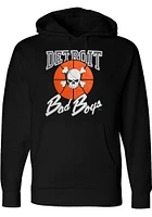 Detroit Pistons Mens Black Bad Boys Long Sleeve Hoodie
